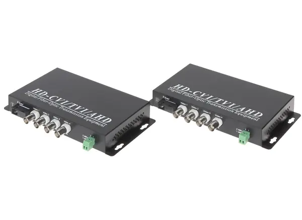 Media convertor SM conector, SC 20KM, 4x VIDEO + RS-485, OVH-4D/SC