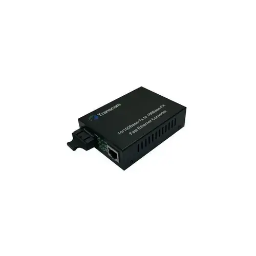 Mediaconvertor 10/100M 1310/1550nm WDM, Type A Singlemode 25km, conector SC - TRANSCOM