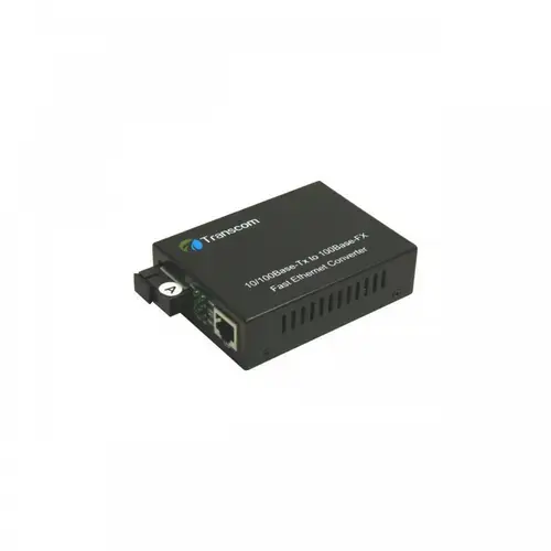 Mediaconvertor 10/100M 1310/1550nm WDM, Type A Singlemode 40km, conector SC - TRANSCOM