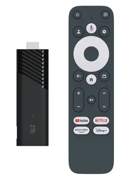 Mediaplayer ZTE Stick ZXV10 B866W11K, 4K Ultra HD, Google TV, Wi-Fi, HDMI, 32GB (Negru)