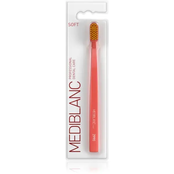 MEDIBLANC 2990 Soft perie de dinti fin Salmon 1 buc