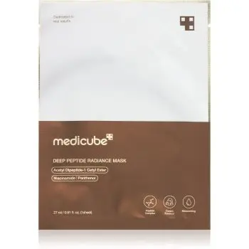medicube Deep Peptide Radiance Mask mască textilă hidratantă sporirea elasticității tenului