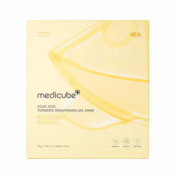 Medicube - Kojic Acid Turmenic Brightening Gel Mask, 4 sheets