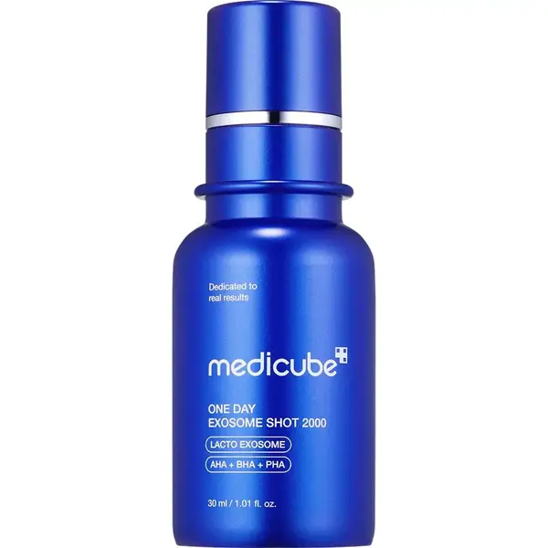 Medicube One Day Exosome Shot 2000, ser booster pentru pori și textură neuniformă, 30 ml