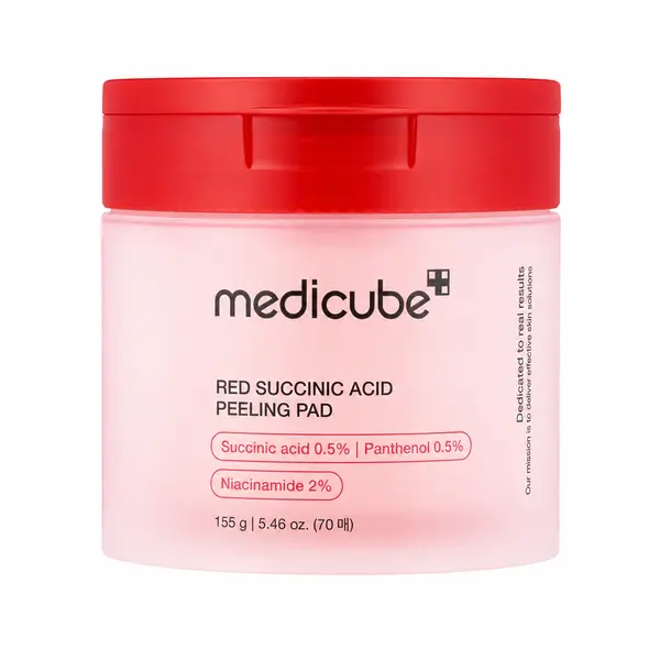 Medicube - Red Succinic Acid Peeling Pad, 70 pads / 155g