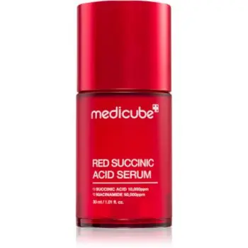medicube Red Succinic Acid Serum ser cu efect iluminator cu efect de hidratare