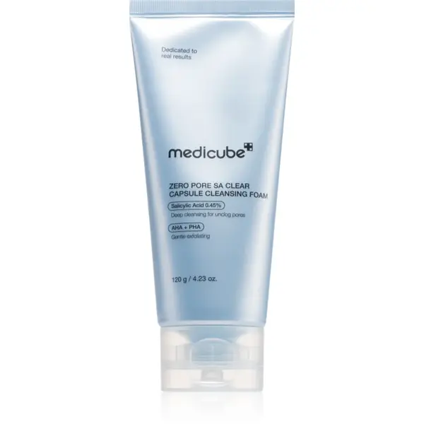 medicube Zero Pore Capsule Cleansing Foam Spuma curatare intensa. cu efect de exfoliere 120 g