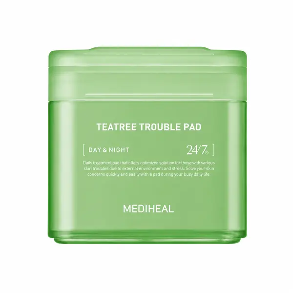 MEDIHEAL – Teatree Trouble Pad, 170ml / 100 pads