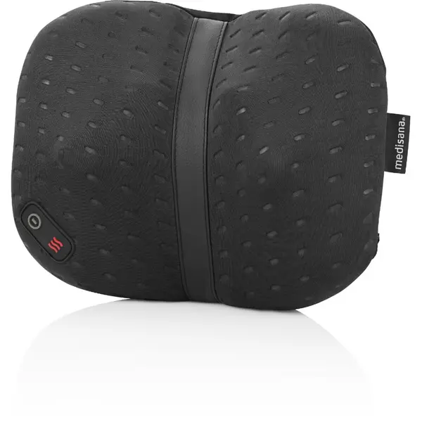 Medisana Perna de masaj Medisana CL 300 Contour Shiatsu cu Tehnologie Ergonomic Flex, 4 capete de masaj rotative, functie caldura, panou de control integrat One Touch, masaj Shiatsu pentru umeri, spate, picioare si gat, Negru
