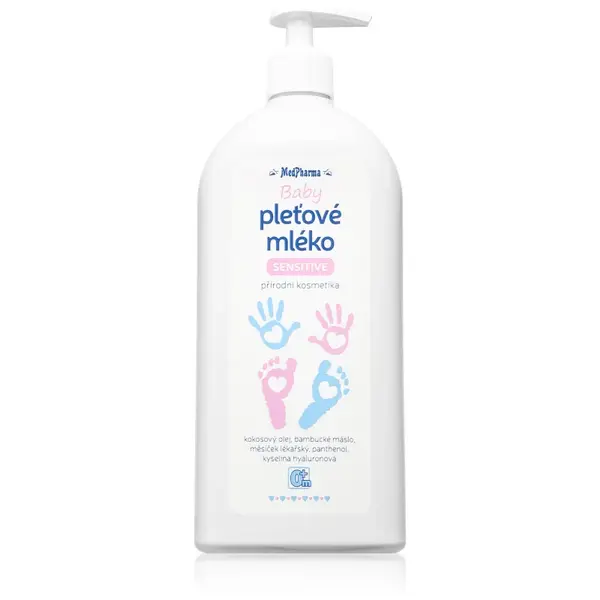 MedPharma Pleťové mléko Sensitive baby lapte de corp hidratant pentru nou-născuți și copii 500 ml
