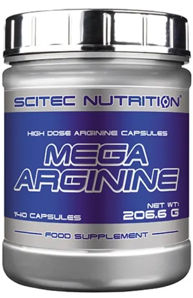 Mega Arginine, 1300 mg, 140 capsule, Scitec Nutrition