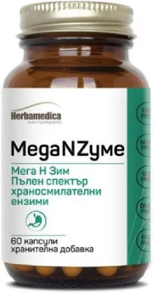 MegaNZyme, 60 capsule, Herbamedica