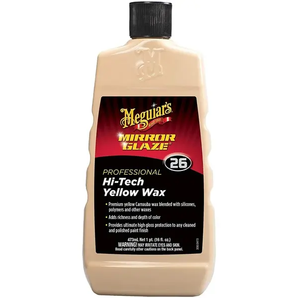Meguiar s Hi-Tech Yellow Wax Ceara Auto 476ML M2616MG