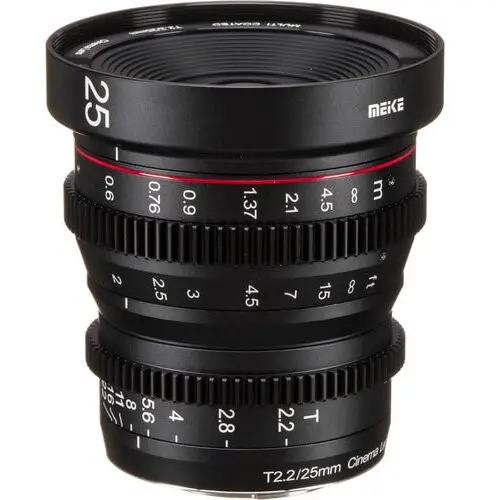 Meike Obiectiv manual Meike 25mm T2.2 Cine pentru Sony E-Mount