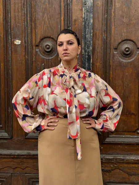 MeiMeij Cămașă cu fundă - XXXL INTL