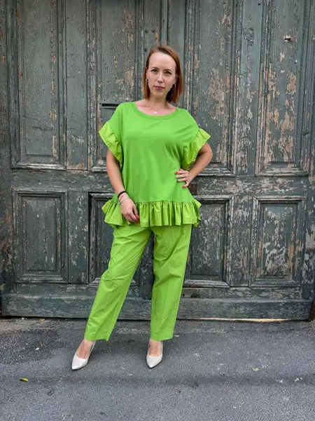 MeiMeij Pantaloni Camelia 100% bumbac - 44 IT