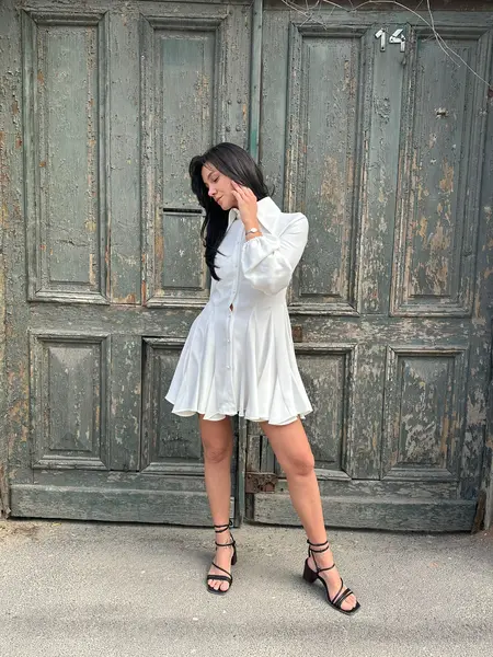 MeiMeij Rochie albă - 44 IT