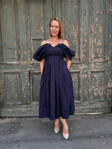 MeiMeij Rochie albastră fevronia - M INTL