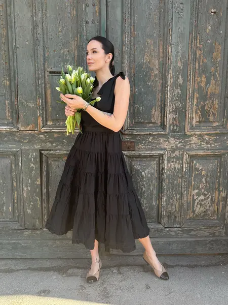 MeiMeij Rochie neagră Ana - M INTL