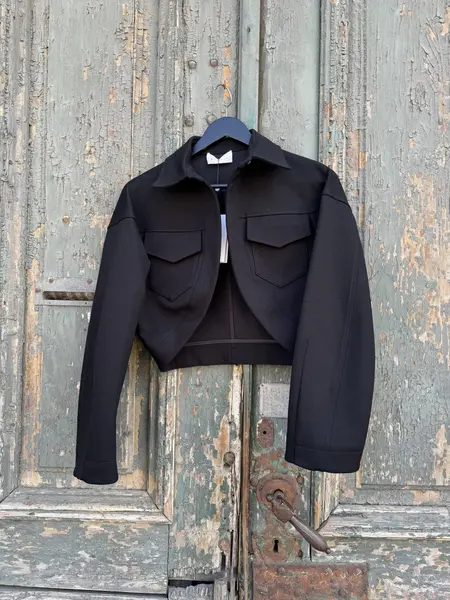 MeiMeij Sacou negru scurt - 36 EU