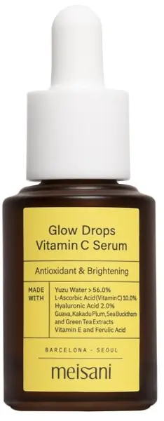Meisani Ser facial cu vitamina C Glow Drops, 15 ml