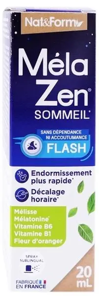 MelaZen Spray pentru somn, 20 ml, Nat&Form
