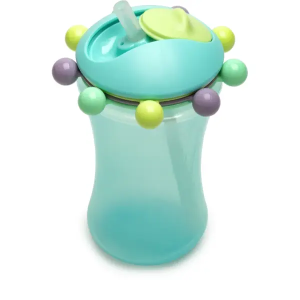 Melii Abacus Straw Sippy Cup ceasca cu pai Blue 1 buc