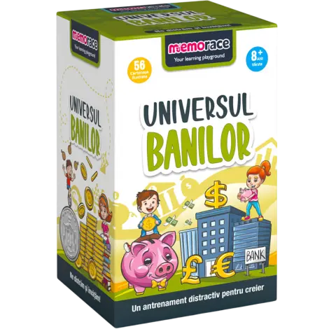 Memorace – Universul Banilor | Joc educativ pentru educatie financiara