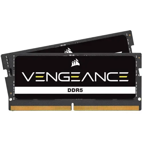 Memorie Corsair Vengeance CMSX32GX5M2A5600C48, SODIMM, DDR5, 32GB (2x16GB), 5600 MHz, CL48, 1.4V, Negru