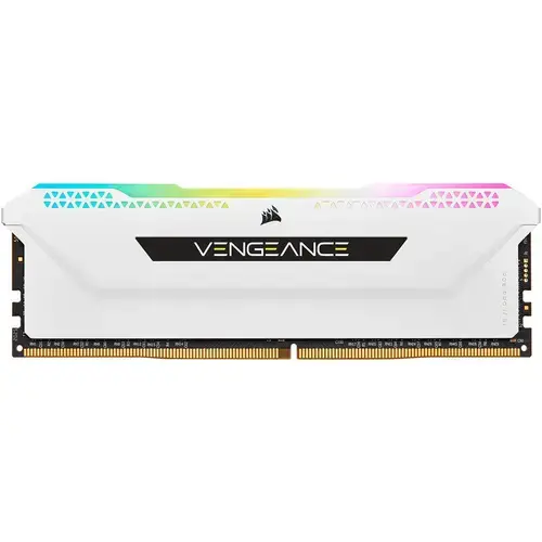 Memorie Corsair Vengeance PRO SL, DDR4, 8GB, 3200MHz, CL16, RGB, Bulk (Alb)