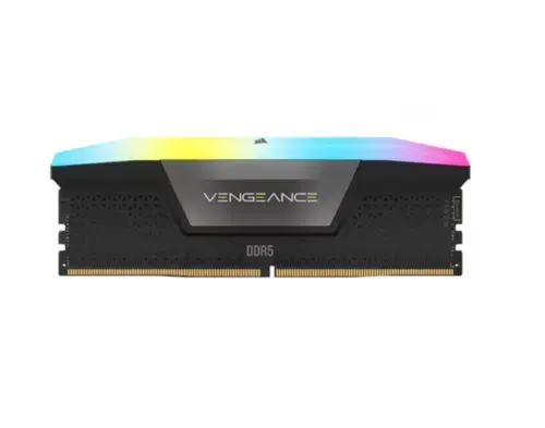 Memorie Corsair Vengeance RGB, DDR5, 16GB, 5600MHz, CL40, 1.25V, Intel XMP, Negru