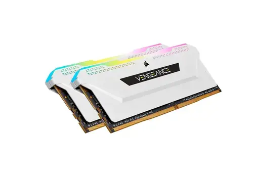 Memorie Corsair Vengeance RGB Pro SL White, 2x16GB, DDR4, 3200MHz, CL16