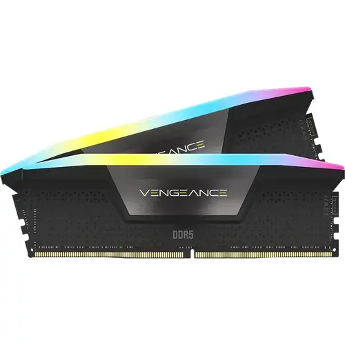 Memorie Corsair Vengeance XMP 3.0 Black Heatspreader 96GB (2x48GB), DDR5, 5200MT/s, CL 38, RGB