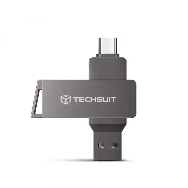 Memorie Externa USB-A 3.0 / USB-C Techsuit THSM19, 32Gb