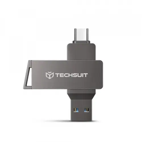 Memorie Externa USB-A 3.0 / USB-C Techsuit THSM20, 64Gb