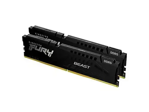 Memorie Kingston FURY Beast Black 64GB(2x32GB) DDR5 6000MHz CL30 KF560C30BBEK2-64