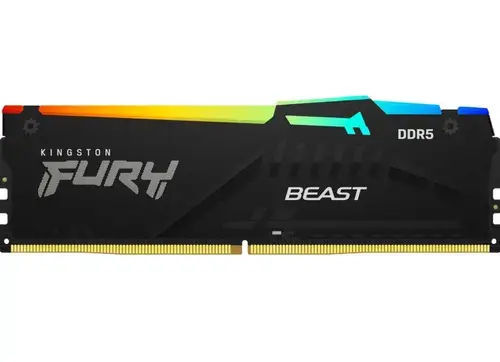 Memorie Kingston FURY Beast RGB, 32GB DDR5, 5200MHz, CL40