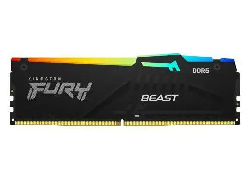 Memorie Kingston FURY Beast RGB 8GB DDR5 5600MHz CL40