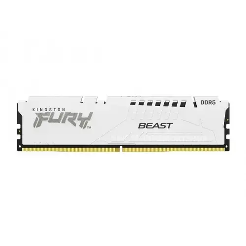 Memorie Kingston FURY Beast White, 16 GB, DDR5, EXPO, 6000 MHz, CL30