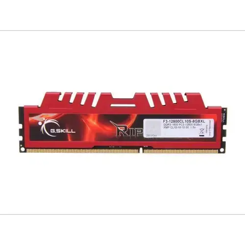 Memorie RAM, G.Skill, 8 GB RAM, DDR3, 1600 MHz, Ripjaws X CL10, Rosu