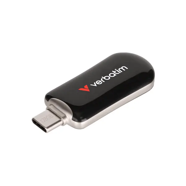 Memorie USB 128GB Verbatim Plectra USB-C BK