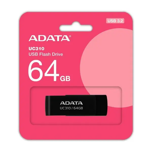 Memorie USB ADATA 64GB, USB 3.2 Gen1, Negru