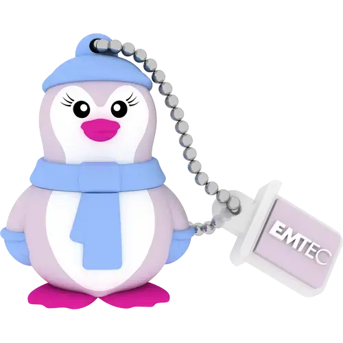 Memorie USB Emtec M336 Lady Penguin 16GB USB 2.0, Gri
