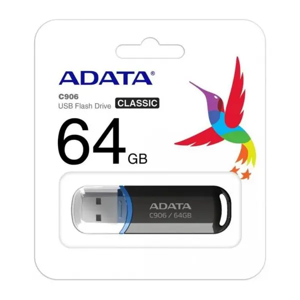 Memorie USB Flash Drive Adata C906, 64GB, USB, Roz