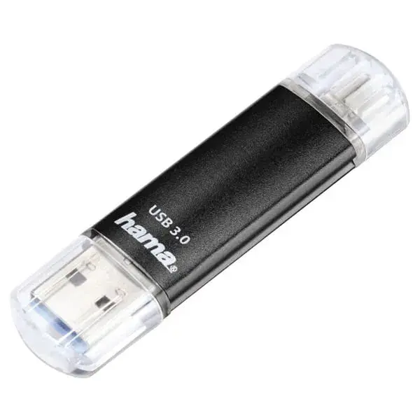 Memorie USB Hama 124000 usb 3.0 64gb 40mbs negru Memorie USB Hama 124000 usb 3.0 64gb 40mbs negru