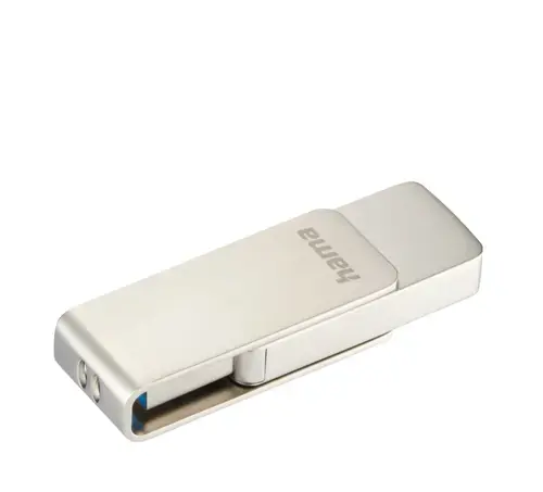 Memorie USB HAMA Rotate Pro 182485, 64GB, USB 3.0 (Argintiu)