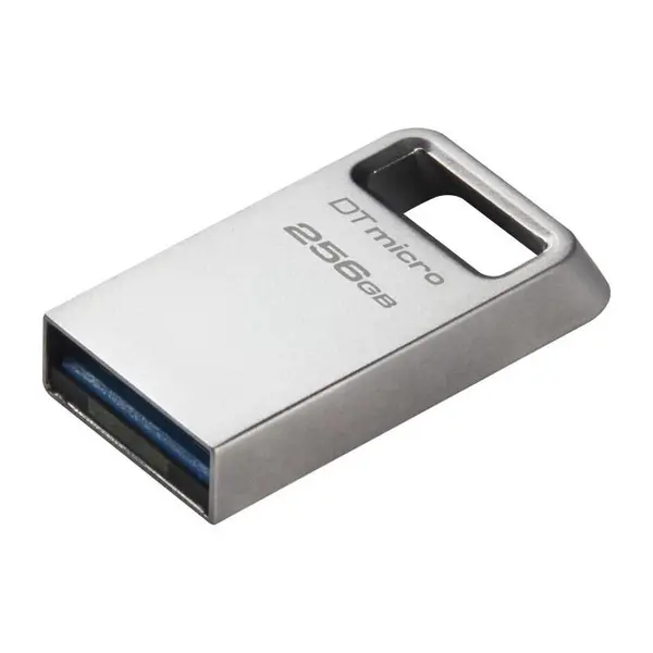 Memorie USB Kingston 256GB DataTraveler Micro 200MB/s Metal USB 3.2 Gen 1
