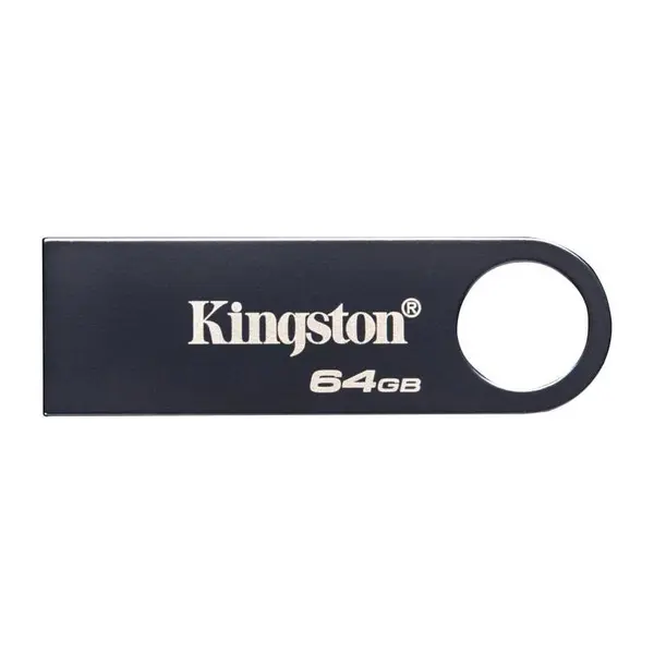 Memorie USB Kingston DataTraveler SE9 64GB , USB 3.2, Metal, Gri inchis