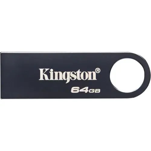 Memorie USB Kingston DataTraveler SE9 64GB , USB 3.2, Metal, Negru