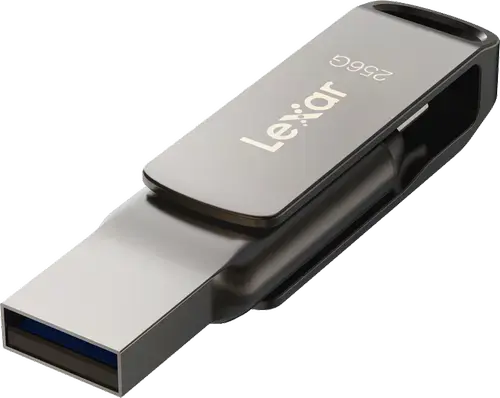 Memorie USB Lexar JumpDrive Dual Drive D400, 256GB, USB Type-C/USB-A